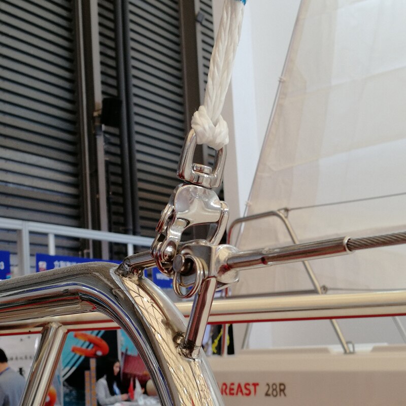 1PC Round Stainless Steel Quick Release Swivel Shackle Marine Boat Anchor Chain