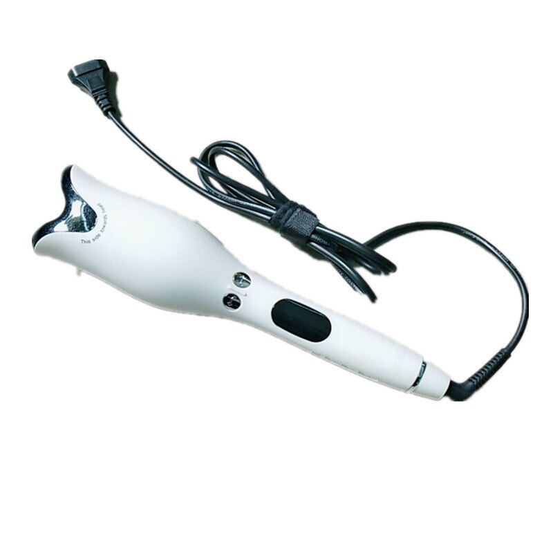 Rose-shaped Multi-Function LCD Curling Iron Hair Curler Styling Tools Curlers Wand Waver Curl Automatic Curly Air: White / EU