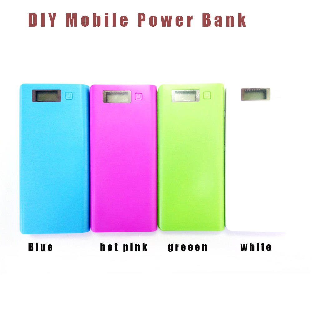 DIY Power Bank Case DIY USB Mobiele Power Bank Lader Case Pack 8 stks 18650 Batterij Houder Voor Telefoon Zonder batterij 18Oct18