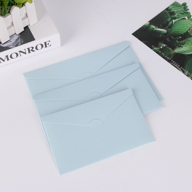 22x11cm DL Envelopes for Wedding Invitation Thank You Card Pearl Paper Envelope Cute Stationery Paper Envelop Wallet Envlop