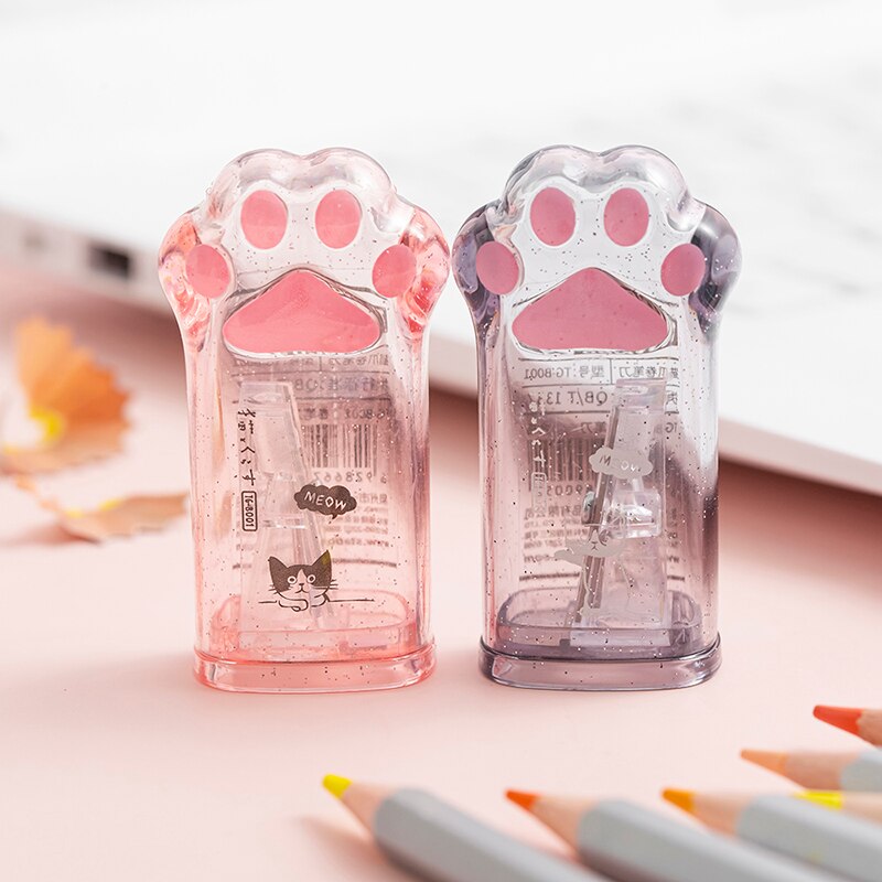 Nette Katze Pfote Bleistift Spitzer Kawaii Schule Liefert Schreibwaren Schüler Preis Für freundlicher Bleistift Spitzer Für freundlicher
