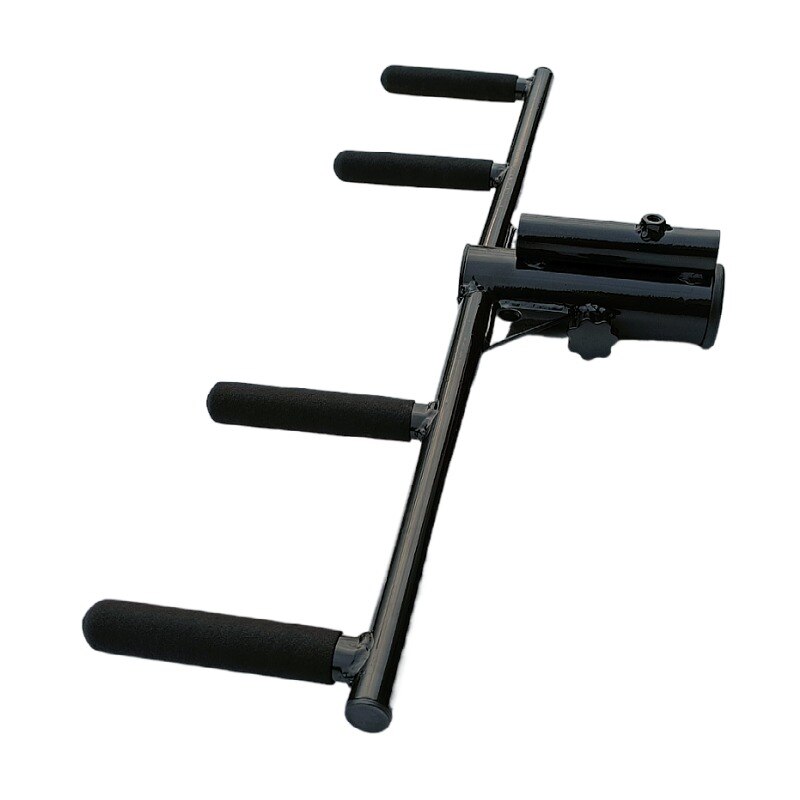 Multi-Grip T Bar Row Landmine Attachment Gym Deadlift Squat Tricep Bicep Back Workout Handle Straight Grip Fits 2 and 1 Inch Bar