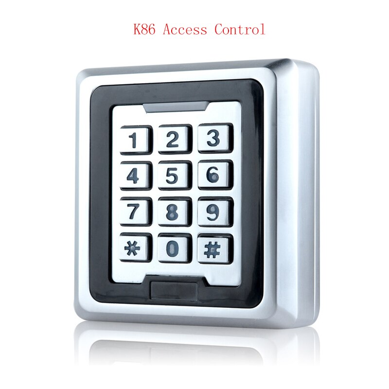 K81 ~ k88 ip 65 waterdichte metalen toegangscontrolesysteem rfid 125 khz kaart met 8000 gebruikerskaart voor beveiligingssysteem met deurslot