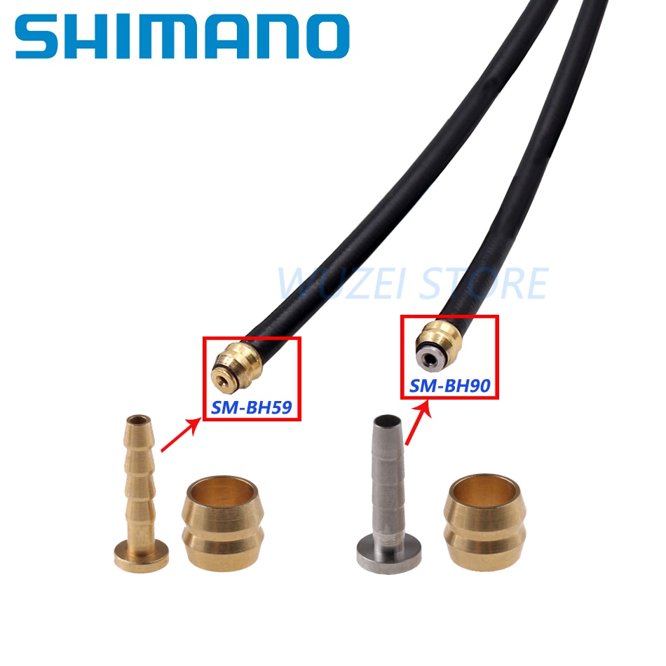 Shimano sm -bh59 bh90 pyörän jarruletku hydraulinen levyjarru oliivi liitäntä sisäosat holkki ja neula jarruletkusarja
