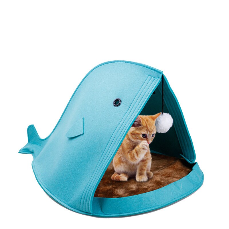 Lit de maison et doux pour chat et requin, panier doux pour chien, accessoires, produits pour animaux de compagnie: 5 / S