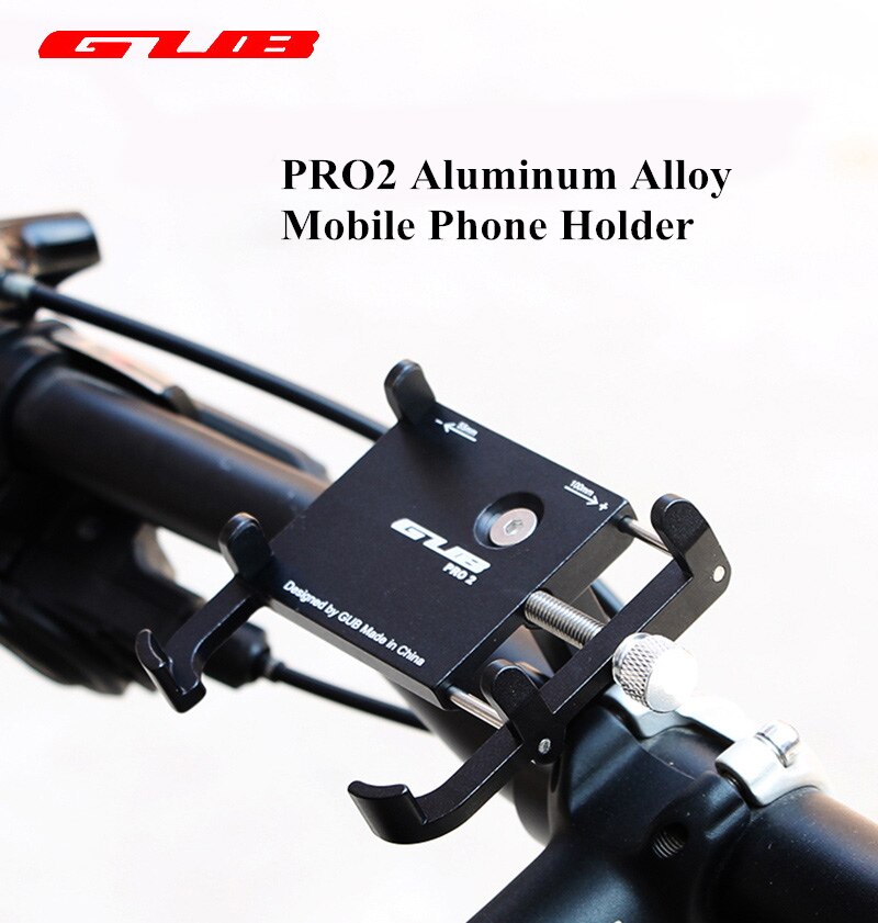 GUB pro2 Manubrio Della Bicicletta Della Lega di Alluminio Supporto Del Telefono mobile per 3.5-6.2 pollici per Smartphone GPS MTB Della Bici Del Basamento Del Motociclo estensore