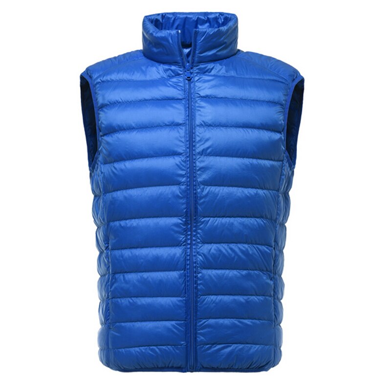 Vest Men Winter Duck Down Vest Mens Casual Sleeveless Jackets Ultralight 90% Vests Colete Masculino Men's Outwear Waistcoat