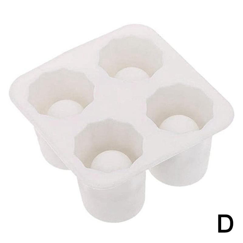 Ice Cube Tray Mold Maakt Shot Bril Ice Mold Zomer Mold Ice Tool Shot Glas Ijs Drinken Gereedschap keuken Lade F0P8: Pink