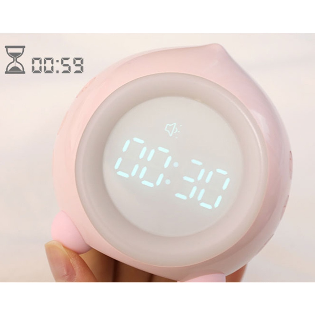 Smart app bluetooth højttaler med vækkeur multifunktion digitalt ur bærbar trådløs højttaler til sengekanten kontor  z0311