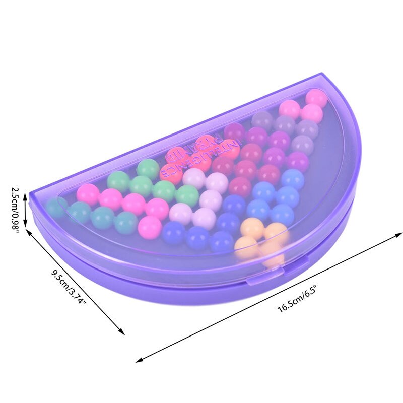 3D Puzzle logique esprit jeu 178 défis pyramide plaque jouet perles développement intellectuel jeu éducatif enfants jouets IQ perle