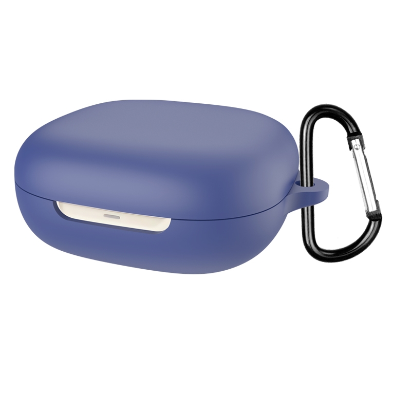 Silicone Earbuds Protective Case Anti Dustproof Headphone Charging Box Sleeve Soild Color for OpenFit 2 T920: dark blue