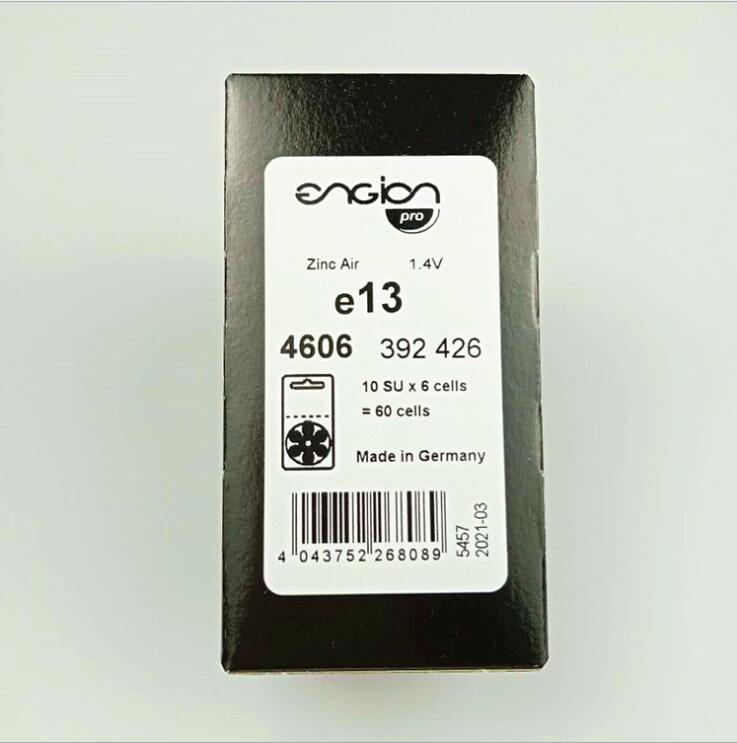 Hearing Aid Batteries A13 13A e13 ZA13 13 PR48 Engion Engine Button Zinc Air Battery 1.4V for BTE Cofe Super Power Hearing Aids