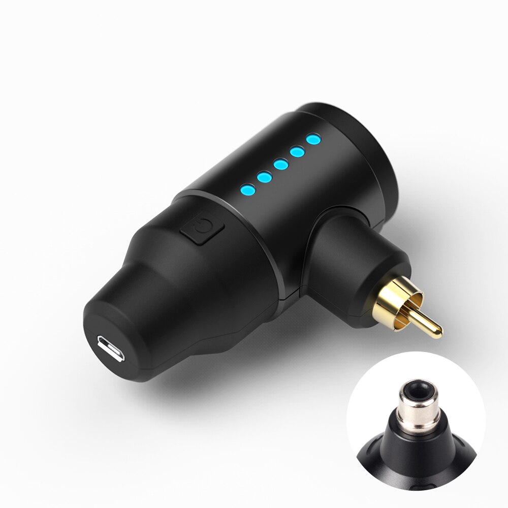 Charging Power Supply Tattoo Machine Portable Wireless Tattoo Battery Pack: RCA