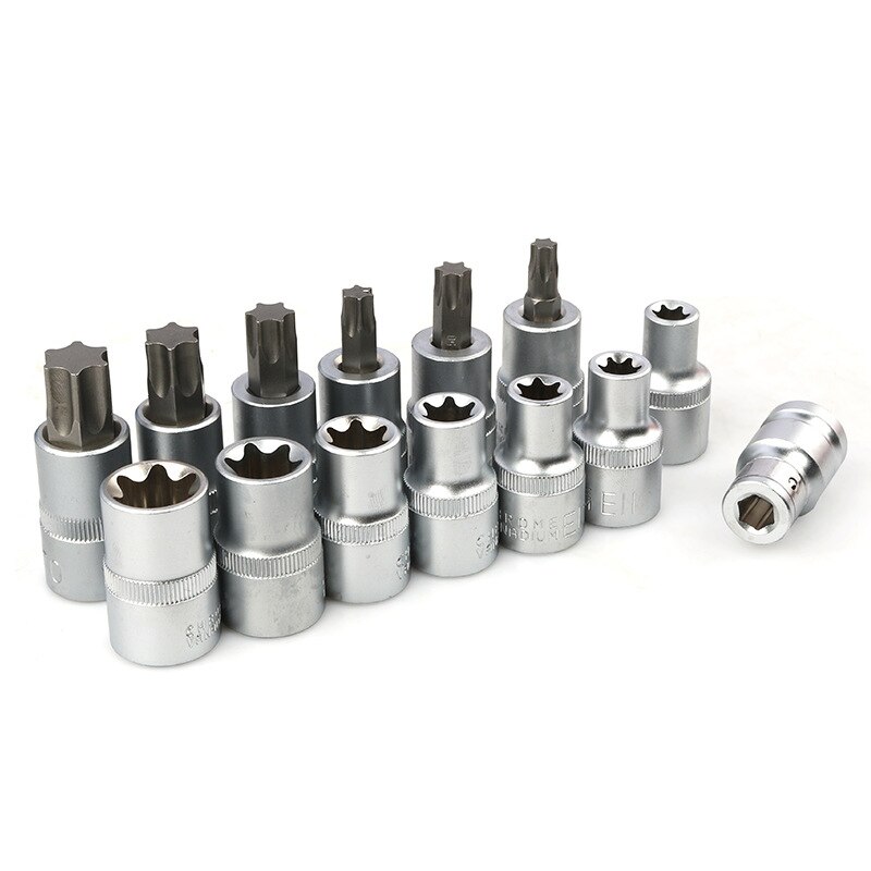 23PCS Hexagonal Plum Socket Wrench Hex Head Tsui Star Screwdriver Hex Bit Socket Set Screwdriver