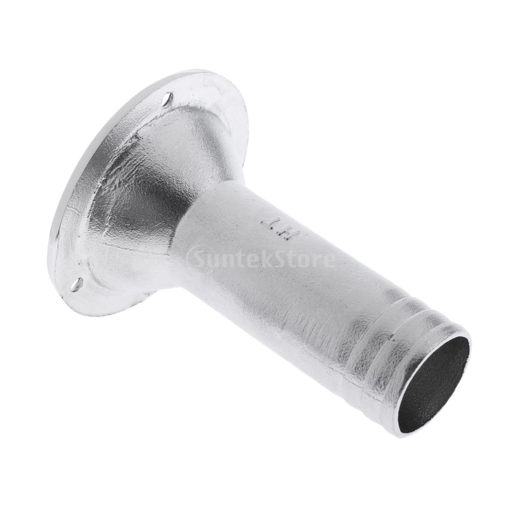 Heavy Duty Polished 316 Stainless Steel Boat Deck Drain Scupper For Marine Boat Yacht Dinghy Sailboat