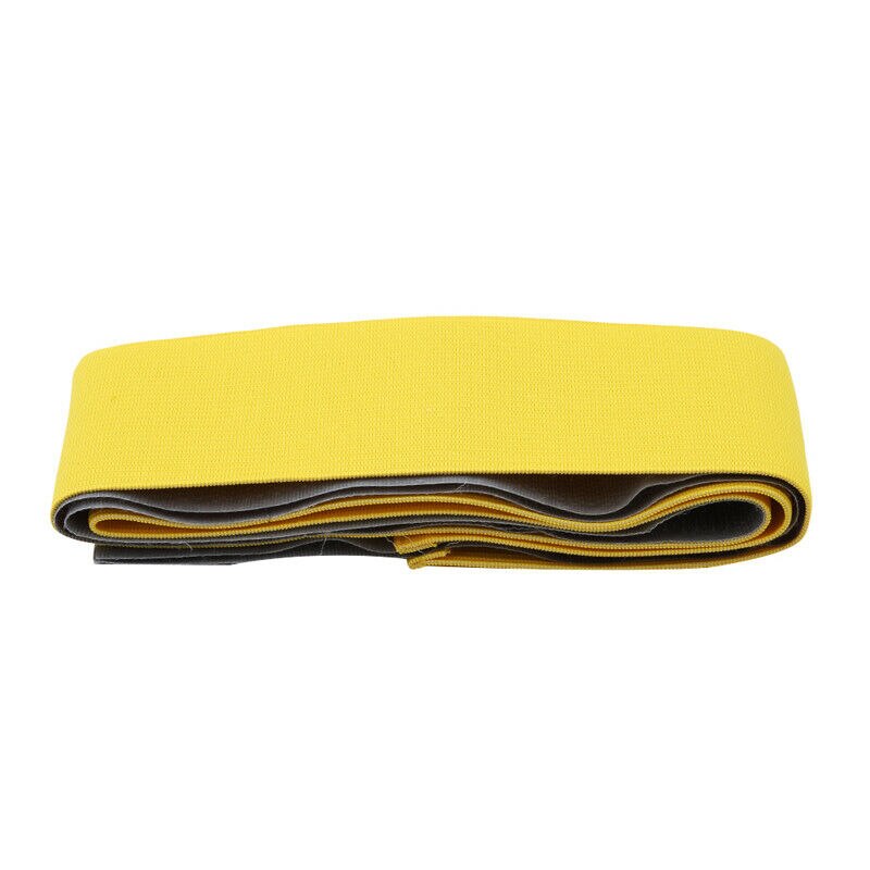 Pegatina para extintores de incendios de coche, cinta de Nylon, vendaje de cinturón, bolsa de almacenamiento de maletero de coche, gancho de cinta mágico, pegatinas de correa de bucle: yellow
