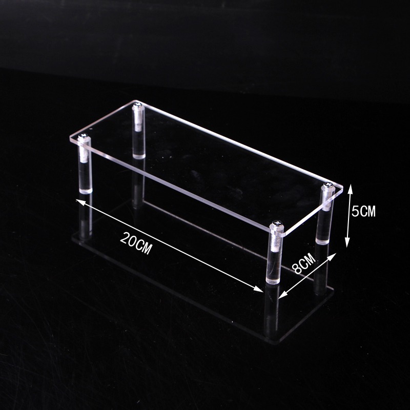 Acrylic Ladder Rack 1-5 Layer Ladder-Shaped Rack Blind Box Dessert Cake Storage Display Rack Perfume Jewelry Riser Display Rack
