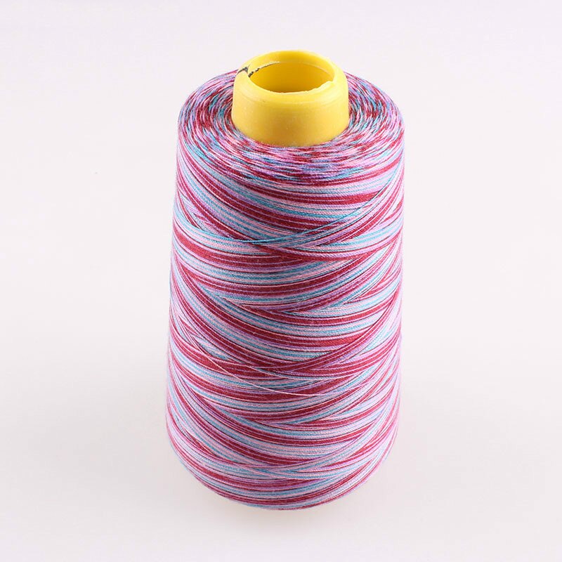 Sewing Thread 3000Y 40S/2 Spool Polyester Sewing Thread Colorful Embroidery Line Threads Jeans for Sewing Thighs Machine Yarn E: Design C