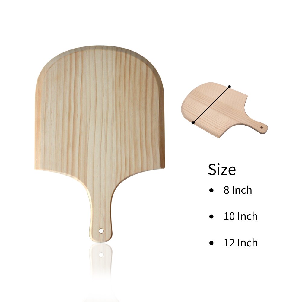 Pala para Pizza de madera espátula para masa de Pizza, pala para cortar, placa de cocina para bandeja de Pizza, utensilios de repostería, accesorios