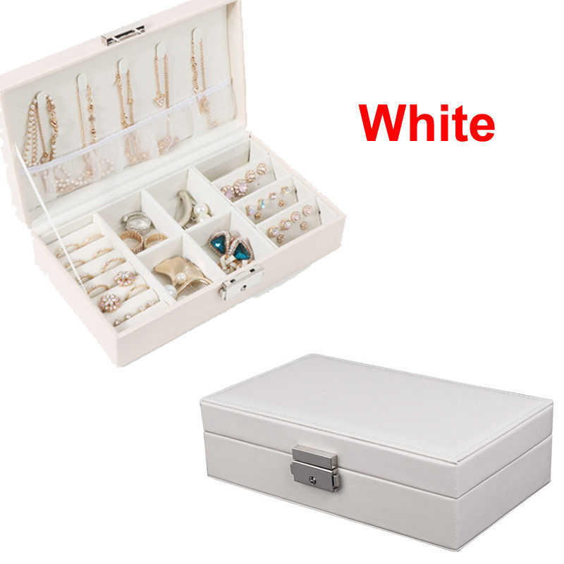 Flanell Platz Schmuck Box Einfache layout Make-Up Organizer halsband Ring halskette Lagerung Box