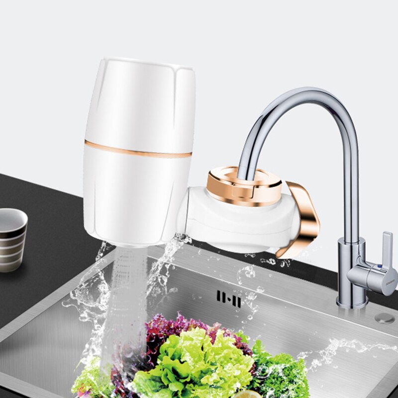 Sanq vandrenser køkkenhane vaskbar keramisk percolator mini vandfilter filtro rust bakterier fjernelse udskiftningsfilter