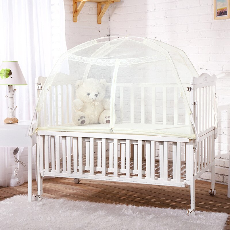 Moskitonetz Für Baby Krippen Babybett Faltbare Schlaf Baby Bettwäsche Mädchen freundlicher Zimmer Zubehör Dekoration Vorhang Art Bett Zelt Junge: Gelb