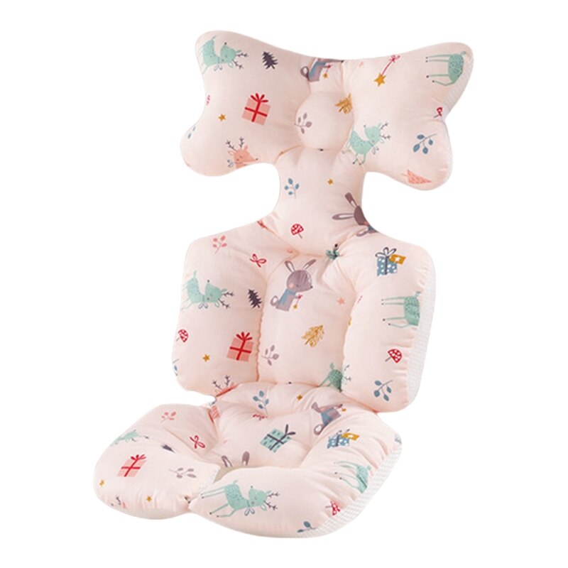 Doublure de siège de poussette universelle pour bébé, tapis en coton, matelas de couchage , Support de tête, oreiller, poussette pour bébé, chaise haute Cu: 2