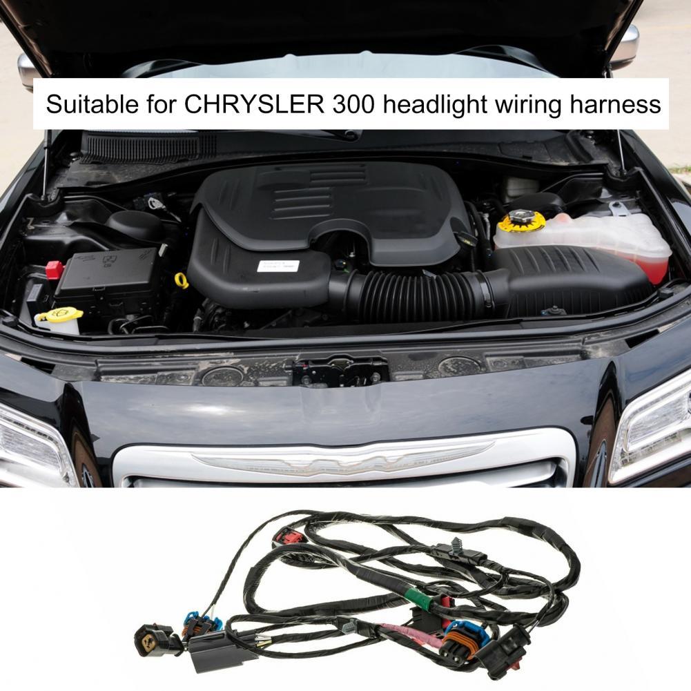 Headlight Harness Easy Installation Replaceable Lamp Wiring Harness Car Accessory 05087271AA for Chrysler 300 2006