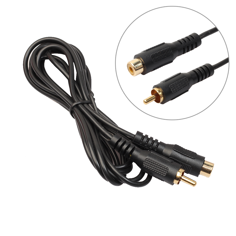 4.5m/7.6m RCA Male to Single RCA Female Single Phono RCA Audio Composite Extension Cables Cord Wire Line for DVD Players TV