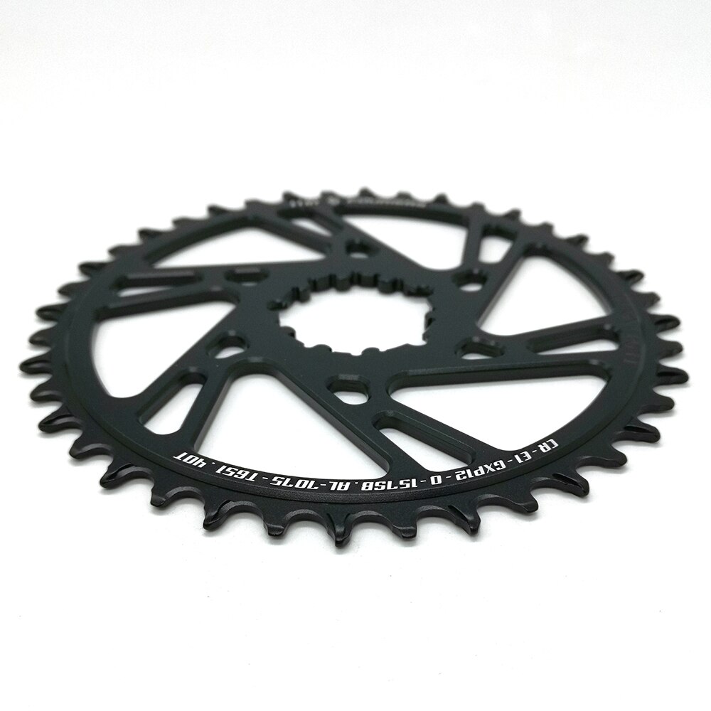 Fouriers mtb fiets enkel kettingblad 0mm offset direct mount boost 157mm voor gxp 12 speed smal breed tanden fiets kettingblad