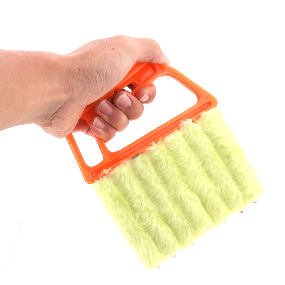 LemonBest Microfiber Venetian Blinds Cleaning Brush Slat Dust Cleaner Cleaning Clip Duster Window Air Conditioner Duster Brushes