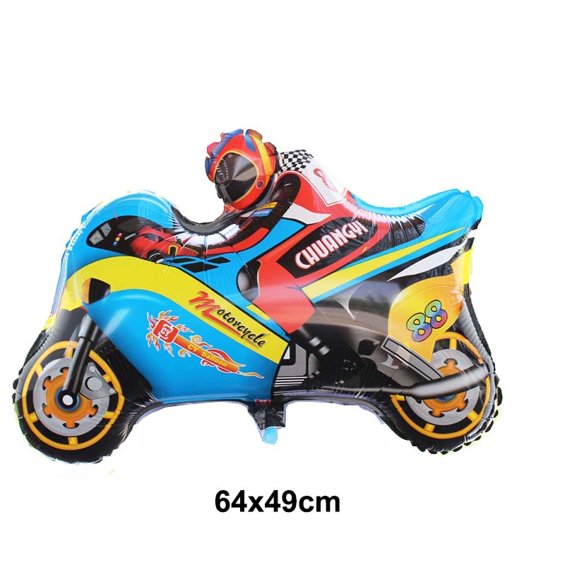 Decoración de de cumpleaños de Motocross, adornos para magdalenas, pancarta de motocicleta, decoración de pastel para suministros de de cumpleaños para hombre o niño