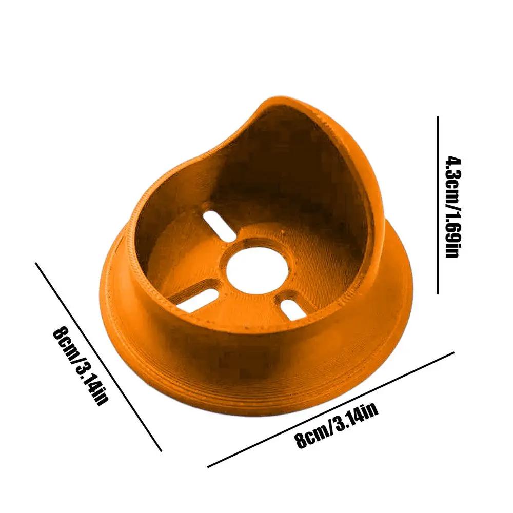 Colector de polvo de taladro, sierra perforadora, recolector de polvo, martillo eléctrico, cuenco para cenizas de perforación para el hogar y la construcción, reparaciones, montaje de muebles: Naranja