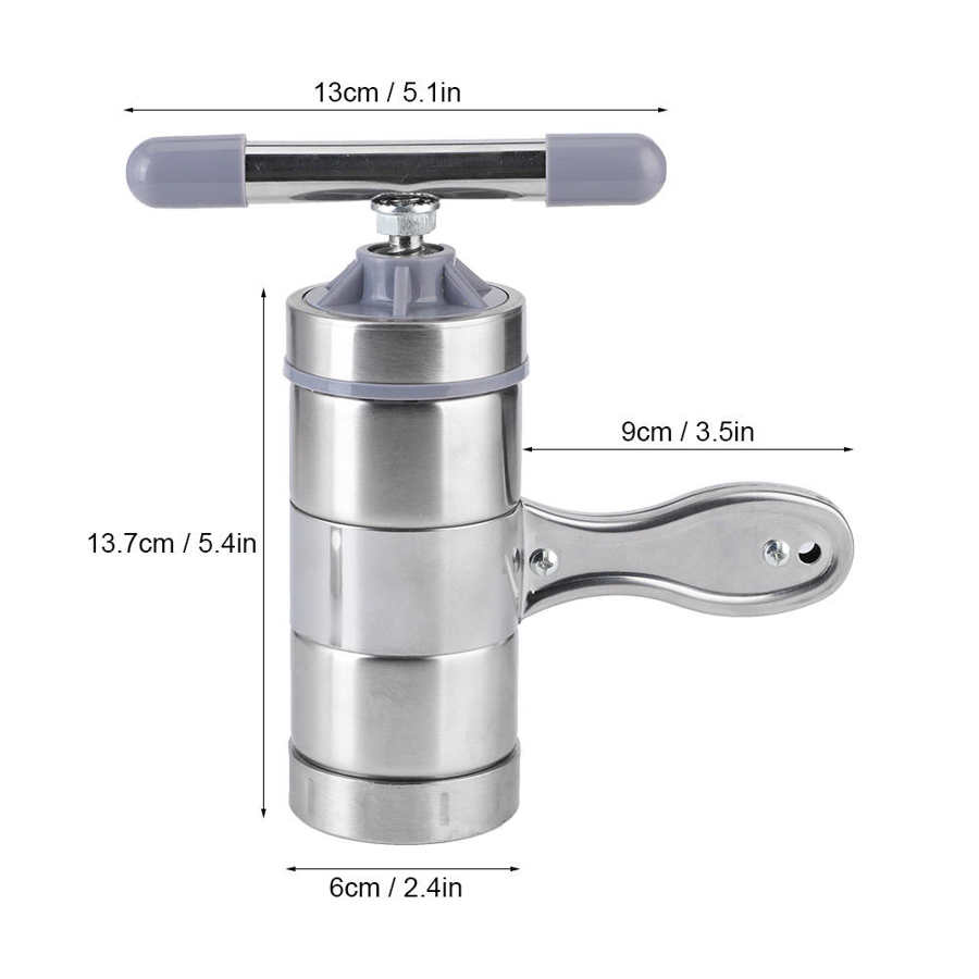 Pasta Machine Stainless Steel Household Manual Noodles Maker DIY Noodle Pressing Making Machine Molds Pasta