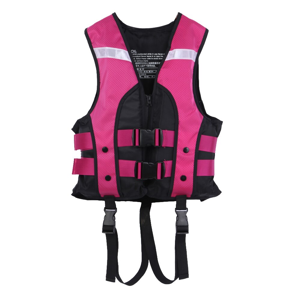 Chaleco salvavidas para niños, Rafting al aire libre, deportes acuáticos, chaquetas de natación, chaleco salvavidas para pesca: Purple