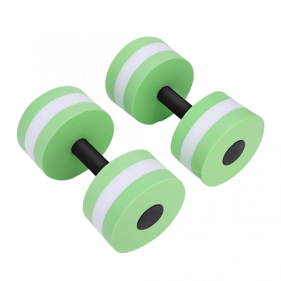 Fitness eau haltère 1 paire flotteur d'eau musculation formation Fitness Yoga haltère haltère pour équipement de Fitness: green