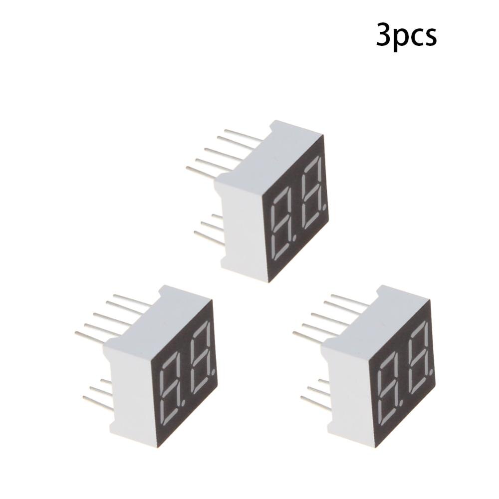 2 ~ 20 st gemensam katod / anod led display 2 bitars digitalt rör 10 stift 7 segment 2v 20ma röd/grön led segment displayer: 3621bh x3 st