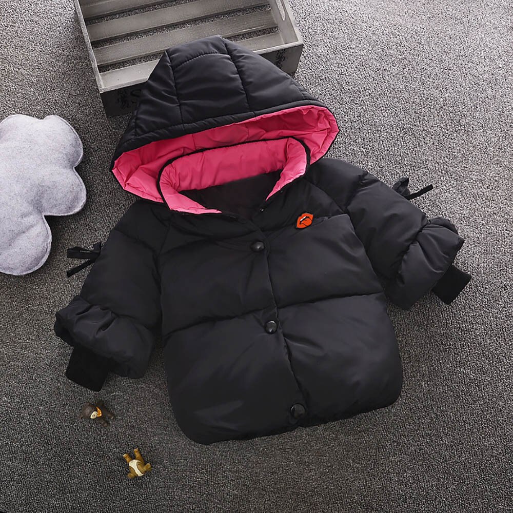 freundlicher Baby Jungen Mädchen Kleidung Winter Warme Mäntel Jacke Kind Reißverschluss Dicken Hoodie Oberbekleidung Kleidung Winter Overall