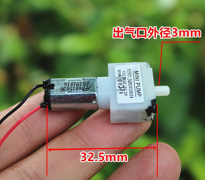 DC 3V 3.7V Small Mini Mute Air Pump Oxygen Pump M20 Motor Pump for Fish Water Tank