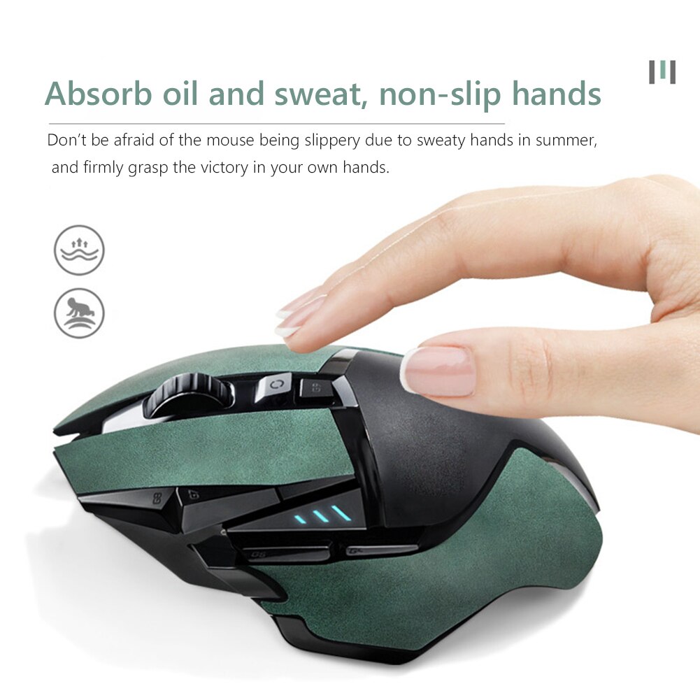 DIY Mouse Skin for Logitech G502 HERO/SE HERO Wired Mouse Grip Tape Anti Slip PC Gaming Sticker Accessories