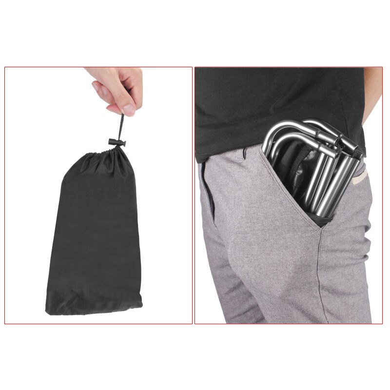 Mini Portable Folding Stool Ultra Light Outdoor Slacker Chair Hiking Fishing Camping Seat B2Cshop