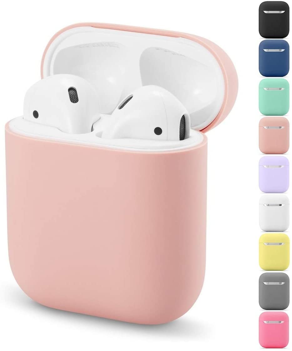 Funda de silicona para Airpods 2/1 cubrir lindo Airpods Ultra-delgada Airpods 2 MIFN auriculares para los Airpods 2/1 casos