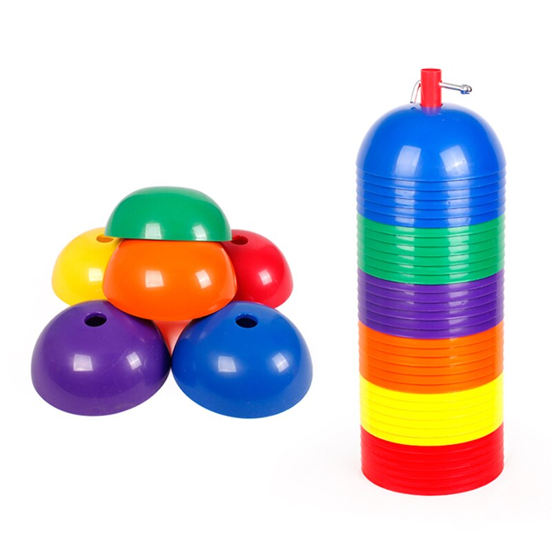 Ruizhi Dome Zeichen Eimer Kindergarten Lehre Ausrüstung Kinder Balance Gefühl Ausbildung Stepping Stein Outdoor Sport Spielzeug RZ1170: Default Title