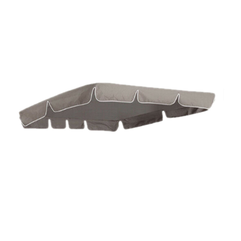 Canopée de remplacement, balançoire d&#39;extérieur pour cour de jardin, hamac d&#39;été imperméable: Brown double
