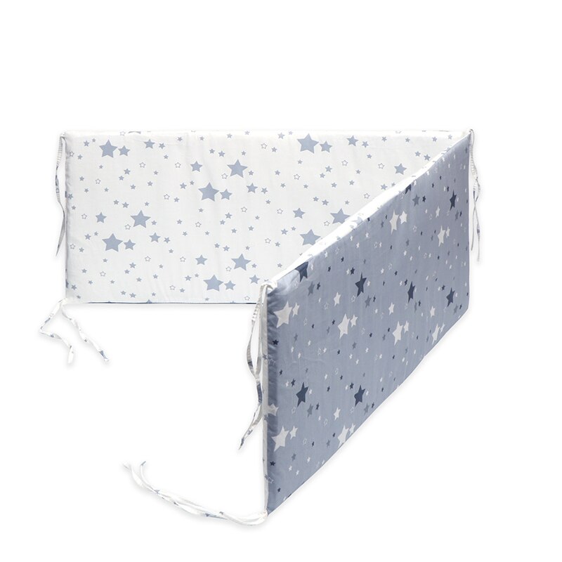 Baby Nursery Nordic Sterren Baby Bed Dikker Bumper Een Stuk Wieg Rond Kussen Cot Protector Kussens Pasgeborenen Kamer decor: 08