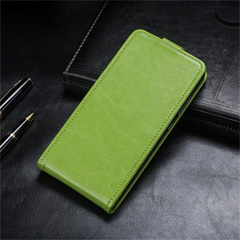 Up Down Case Voor Tp-Link Neffos C9s 5.71 "Phone Bag Holster Verticale Flip Pu Leather Cover Voor tp-Link Neffos C9s TP7061A Gevallen: Licht Groen