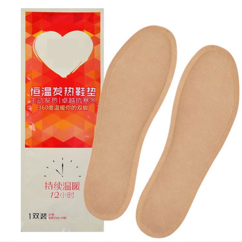 Winter Self-heating Insoles Shoe Boot Foot Warmer Outdoor Sporting Disposable Single use heated Insoles Eco-Friendly: l