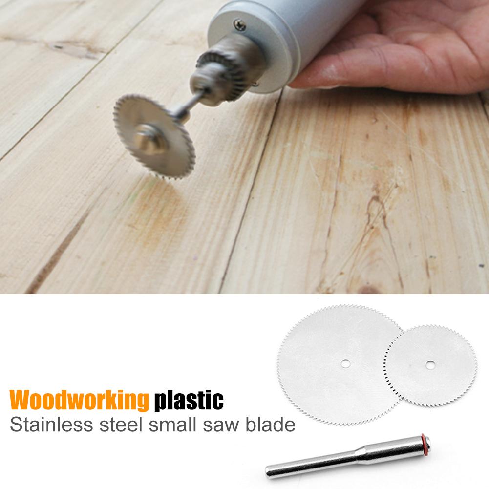 10pcs Stainless Steel Saw Blades Circular Plastic Wood Thin Acrylic Cutting Disc Woodworking Power Tool Accessories