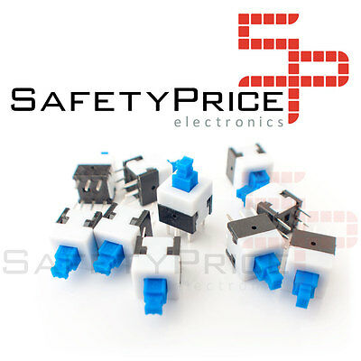 10x Boton Interruptor 7x7mm PUSH BOTTON SWITCH Electronica, Arduino, raspberrypi