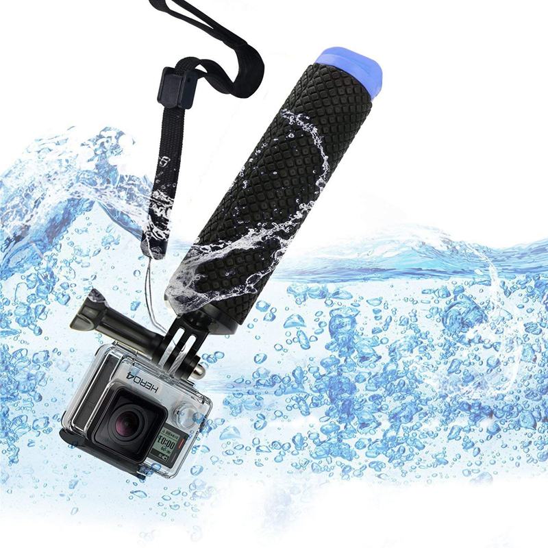 Empuñadura flotante a prueba de agua, palo Selfie submarino para Gopro Hero 7 6 5 4, mango Flotador para cámaras Pro, Cámara de Acción de buceo/buceo